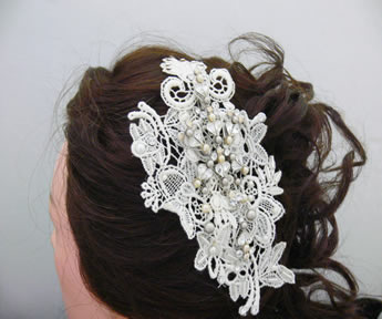Melaine Lace Hair comb from Say Bella